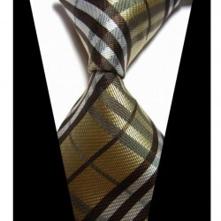Hedvábná kravata zlatá NT0425