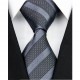 Hedvábná kravata černá NT0107