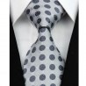 Hedvábná kravata šedá NT0113
