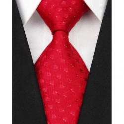Hedvábná kravata červená NT0077