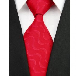 Hodvábna kravata červená NT0062