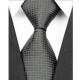 Hodvábna kravata čierná NT0098
