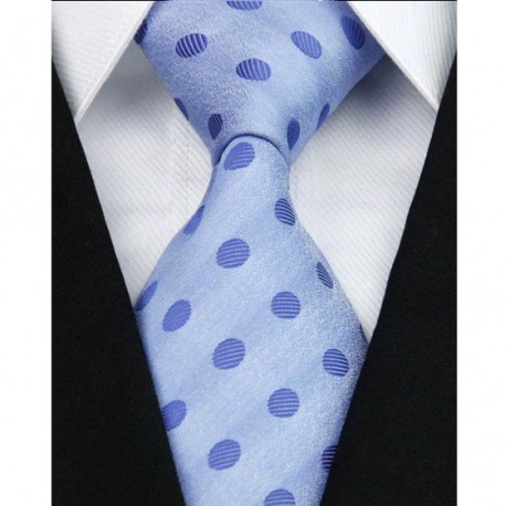 Hedvábná kravata modrá NT0108