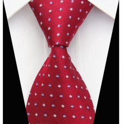 Hedvábná kravata červená NT0061