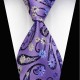 Hodvábna kravata fialová NT0339