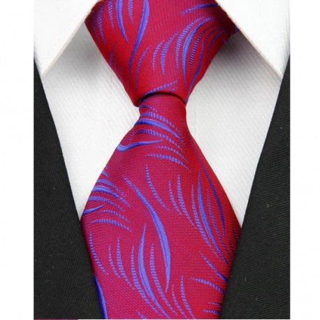 Hodvábna kravata červená NT0085