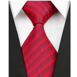 Hodvábna kravata červená NT0104