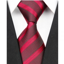 Hodvábna kravata červená NT0068