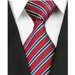 Hodvábna kravata červená NT0118