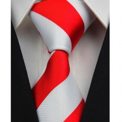 Hodvábna kravata červená NT0092