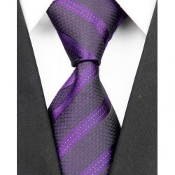 Hedvábná kravata fialová NT0099