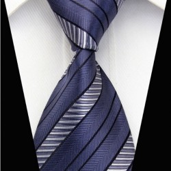 Hodvábna kravata modrá NT0101