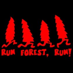 Tričko Run Forest run