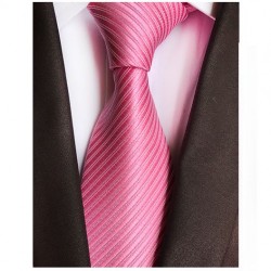 Kravata růžová - 50 ks